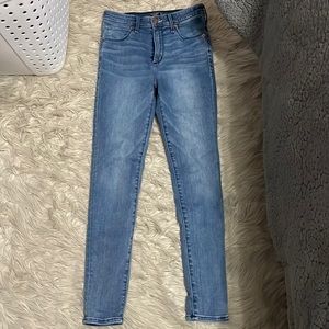 Abercrombie high rise skinny jeans